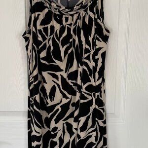 Sarong Silver chain neckline Dress Large
